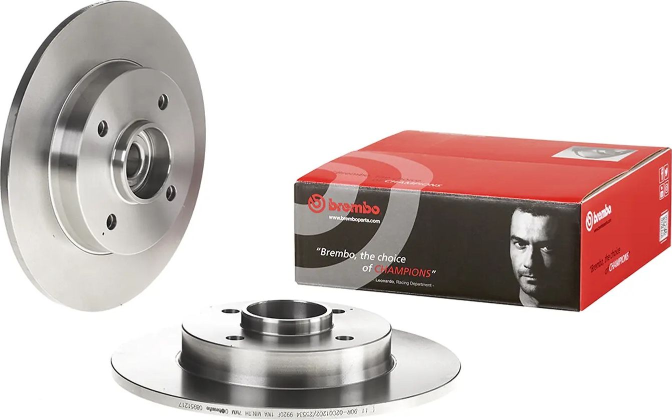 Тормозной диск Brembo PRIME LINE - With Bearing Kit. Артикул 08.9512.17