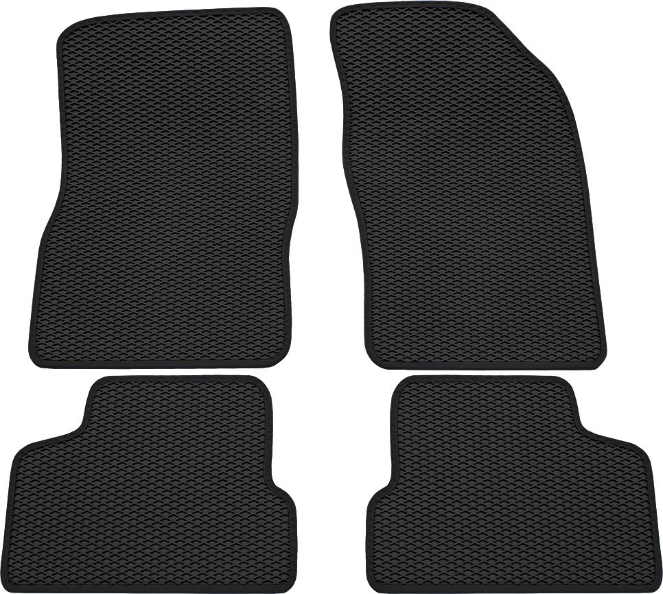 Коврики Rezkon EVA для салона Daewoo Nexia 2005-2008 Черный кант. Артикул 9014015101