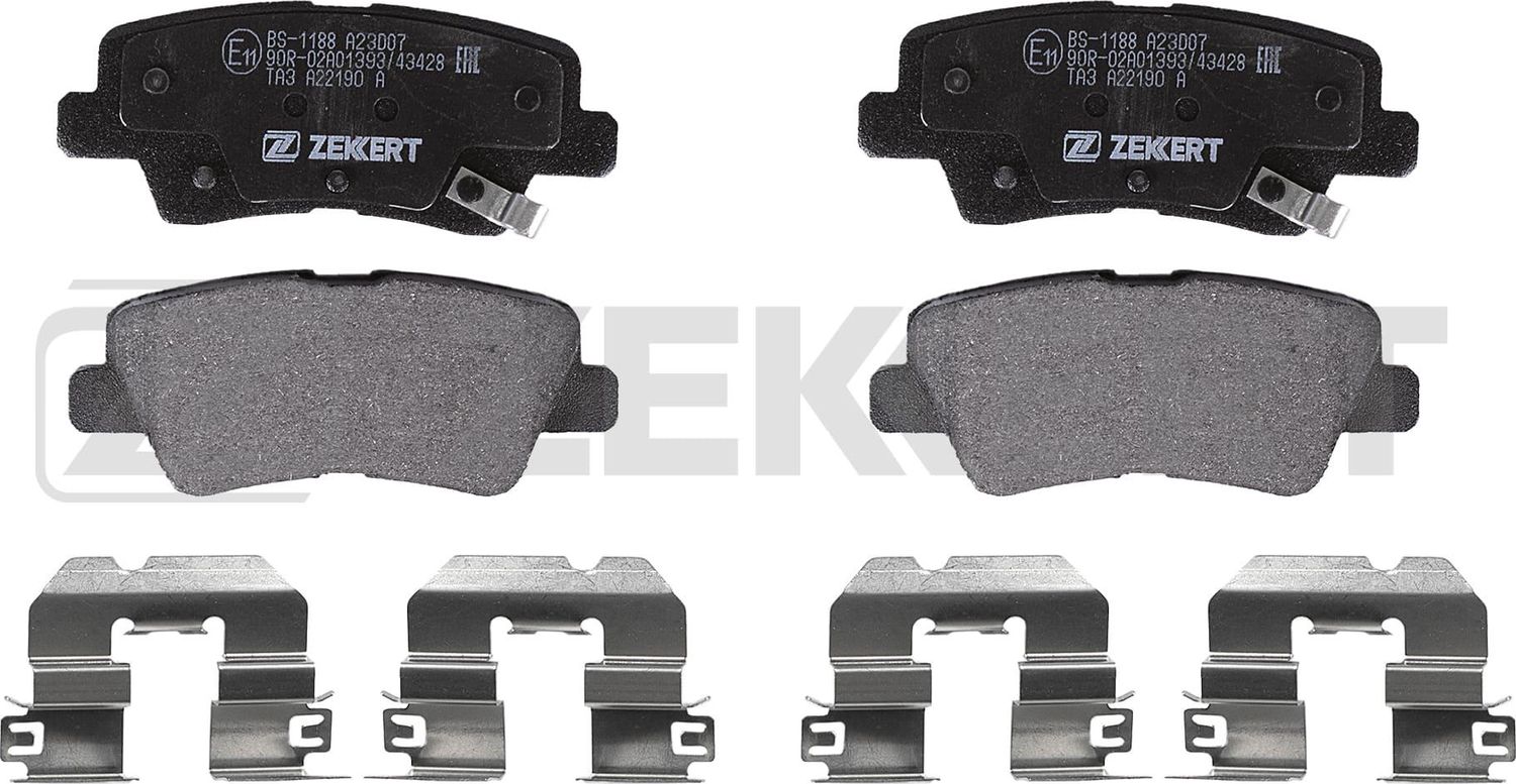 Тормозные колодки Zekkert. Артикул BS-1188