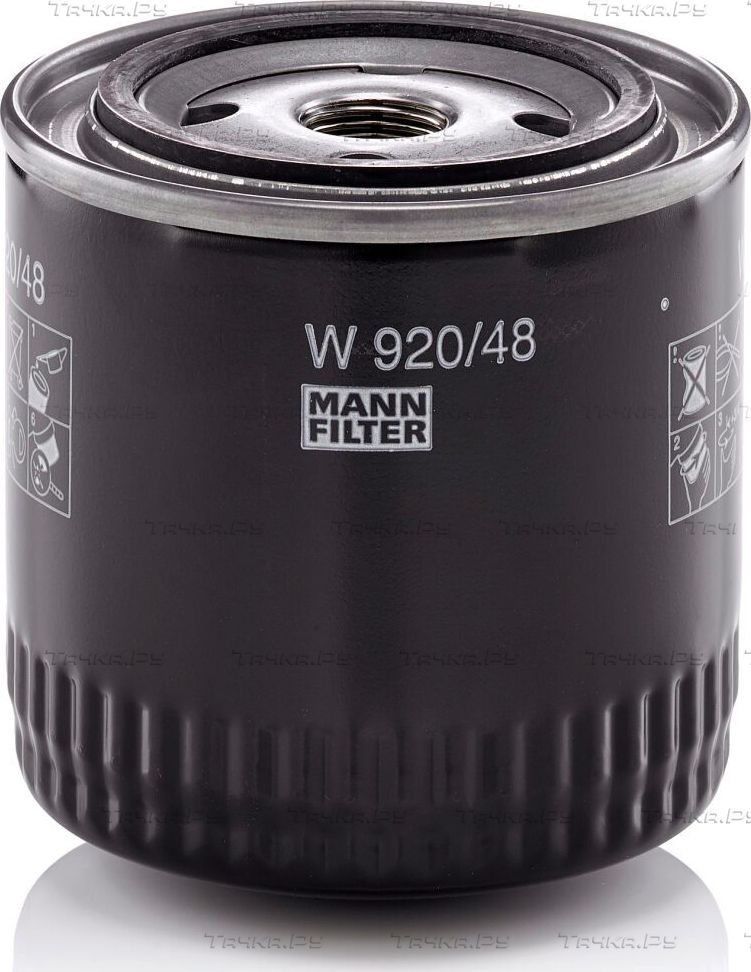 Масляный фильтр Mann-Filter для Nissan Primera P12 2003-2008. Артикул W 920/48