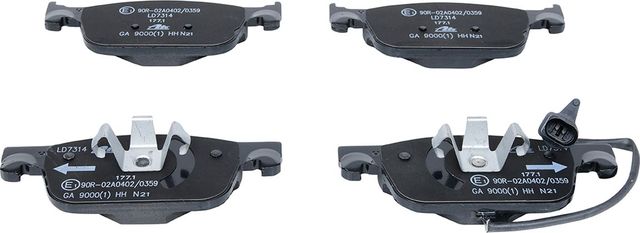 Тормозные колодки ATE Ceramic передние для Audi A4 V (B9) 2015-2026. Артикул 13.0470-7314.2