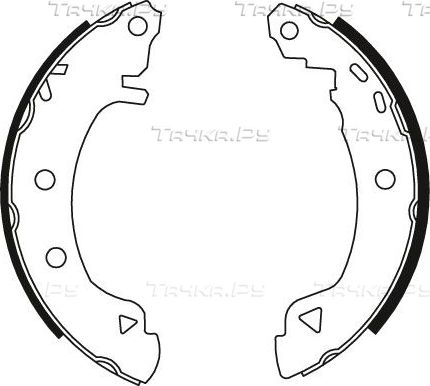 Тормозные колодки TRW задние для Alfa Romeo 146 1994-2001. Артикул GS8631