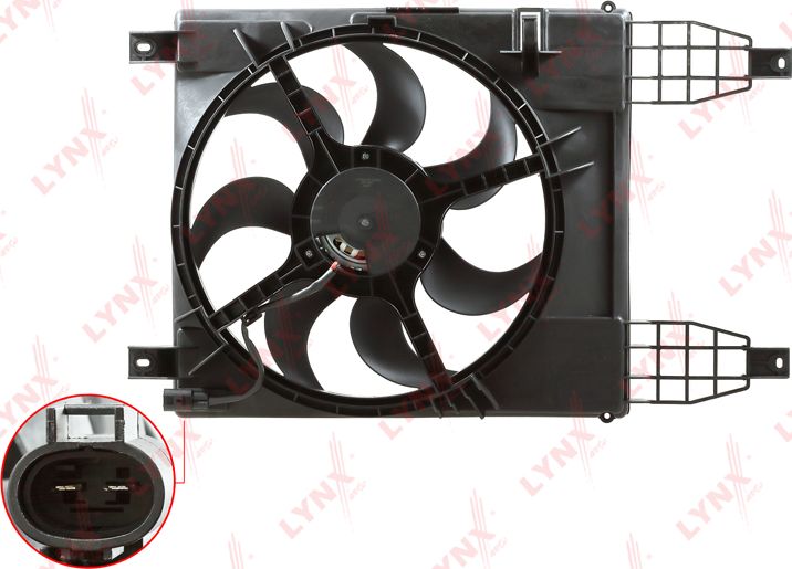 Вентилятор радиатора двигателя LYNXauto. Артикул RF-1554