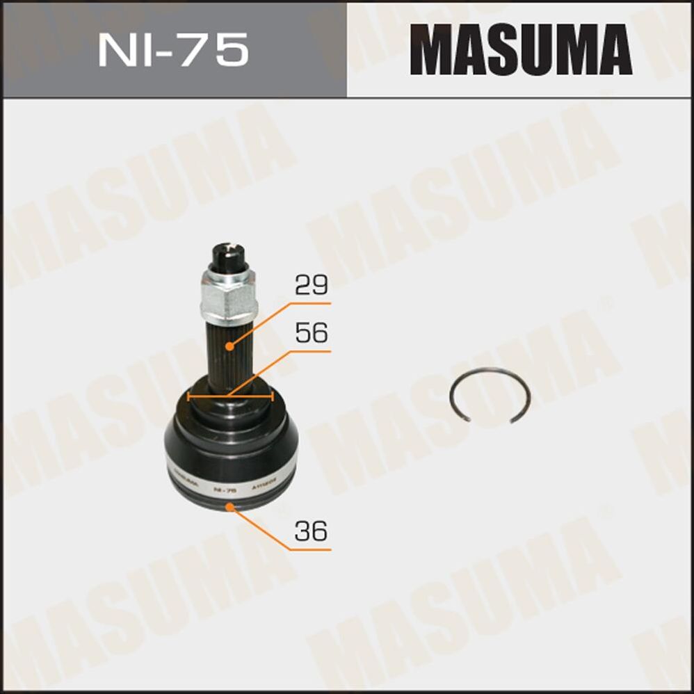 Шрус наружный (граната) Masuma. Артикул NI-75