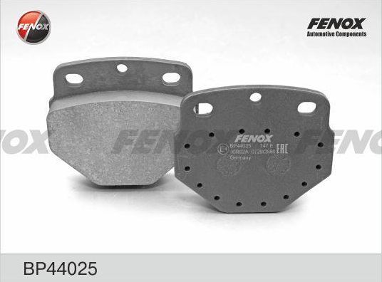Тормозные колодки Fenox. Артикул BP44025