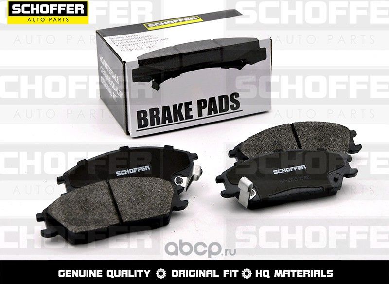 Колодки тормозные передние HYUNDAI GETZ 05-09ACCE (Schoffer). Артикул SHF23018
