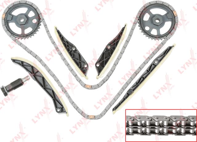 Цепь ГРМ LYNXauto для Mercedes-Benz C-Класс II (W203, CL203) 2000-2008. Артикул TK-0195
