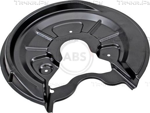 Кожух (щиток) тормозного диска ABS (Листовая сталь) задний левый для Volkswagen Touran II 2010-2015. Артикул 11039