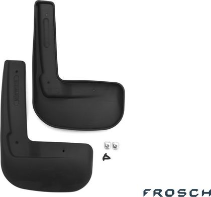 Брызговики Frosch (в коробке) передняя пара для Volkswagen Polo V рестайлинг седан 2015-2024. Артикул FROSCH.51.37.F10