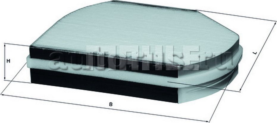 Салонный фильтр Mahle. Артикул LA 37