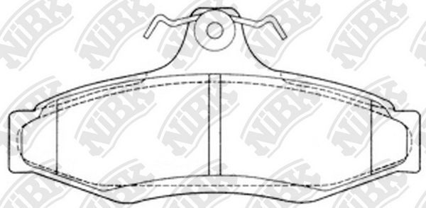 Тормозные колодки NiBK. Артикул PN0424
