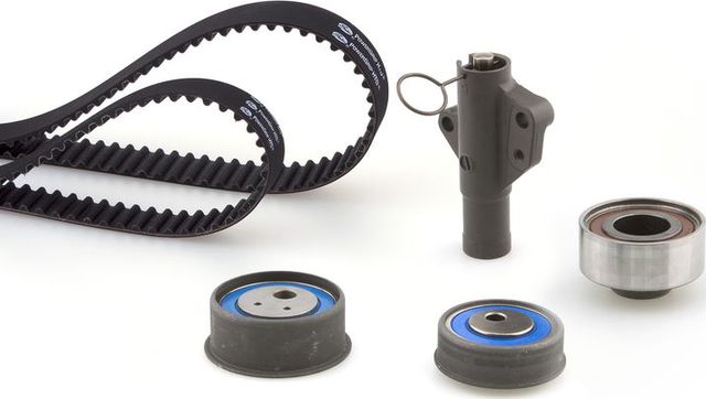 Ремень ГРМ с роликами (комплект) Gates PowerGrip® для Mitsubishi Galant IX 2003-2012. Артикул K025609XS