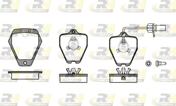 Тормозные колодки RoadHouse. Артикул 2508.22