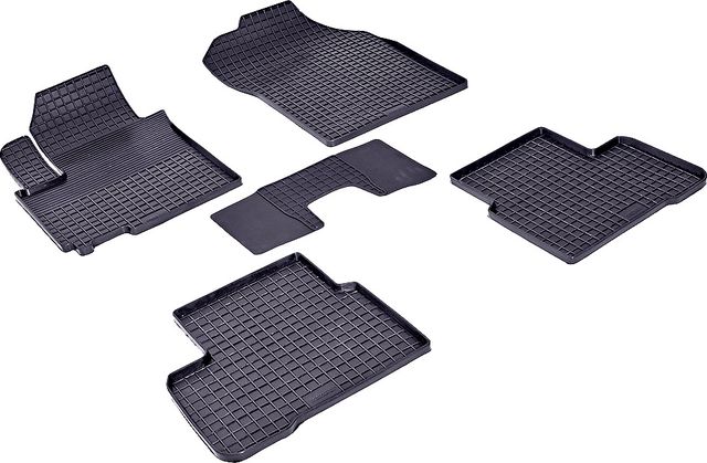 Коврики резиновые Seintex с узором сетка для салона Suzuki Swift 2011-2017. Артикул 85284