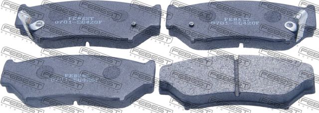 Тормозные колодки Febest. Артикул 0701-SQ420F
