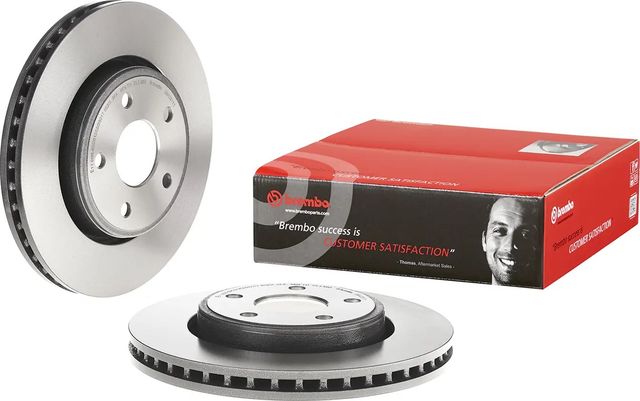 Тормозной диск Brembo UV Coated передний для Jeep Commander XK, XH 2005-2010. Артикул 09.A031.11