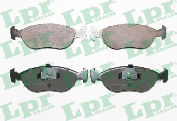 Тормозные колодки LPR передние для Volvo 460 1988-1996. Артикул 05P592
