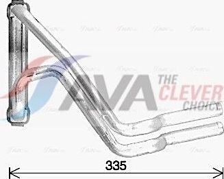 Радиатор отопителя (печки) AVA. Артикул KA6306