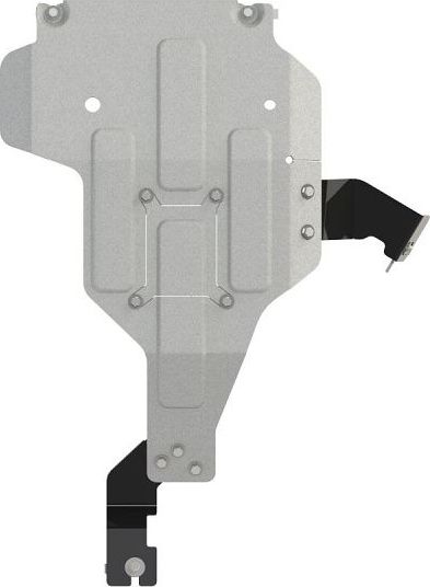 Защита алюминиевая Шериф (6 мм) усиленная для картера Jeep Wrangler JL 2018-2026. Артикул 04.3988