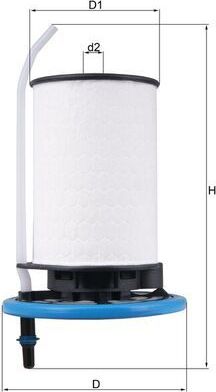 Топливный фильтр Mahle. Артикул KX 398