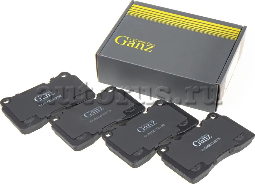 Колодки передние (Ganz). Артикул GIJ09402