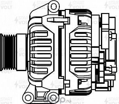 Генератор StartVOLT для Renault Kangoo I 1997-2009. Артикул LG 0922