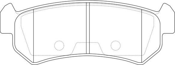 Тормозные колодки FIT. Артикул FP1036