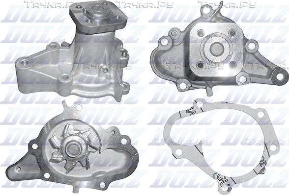 Помпа (водяной насос) Dolz для Hyundai i10 I 2008-2013. Артикул H236