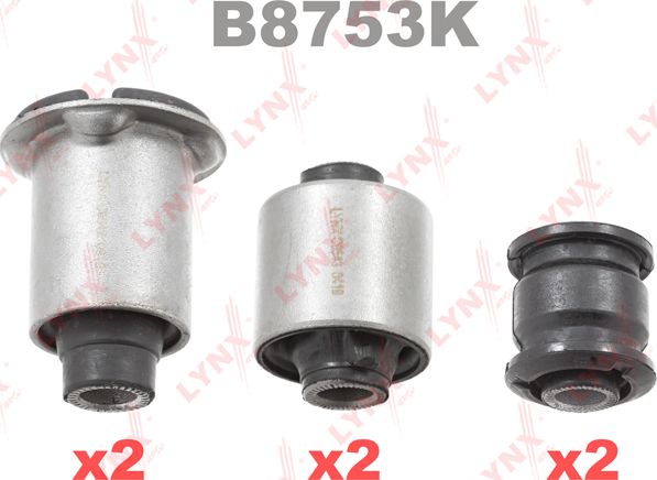 Сайлентблок заднего рычага подвески LYNXauto KIT. Артикул B8753K
