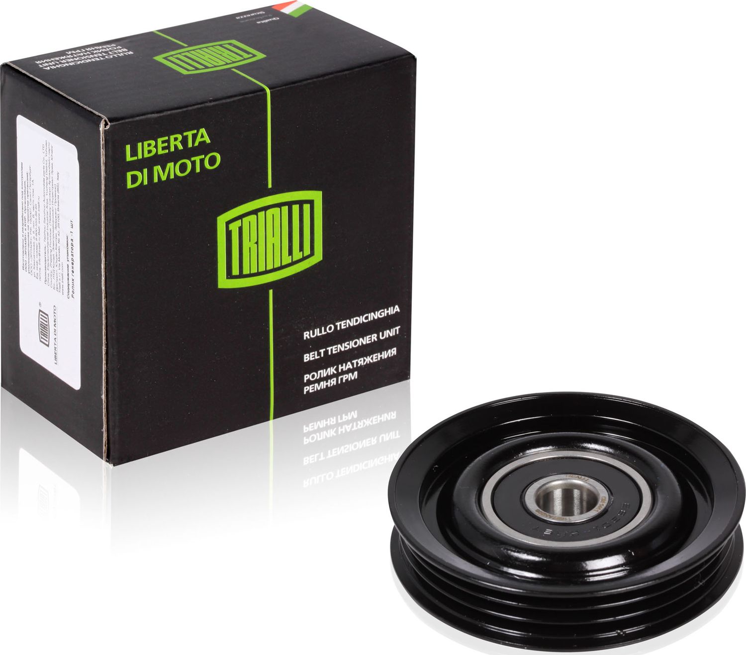 Направляющий (ведущий) ролик приводного поликлинового ремня Trialli. Артикул CM 1411