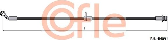 Тормозной шланг Cofle. Артикул 92.BH.HN091