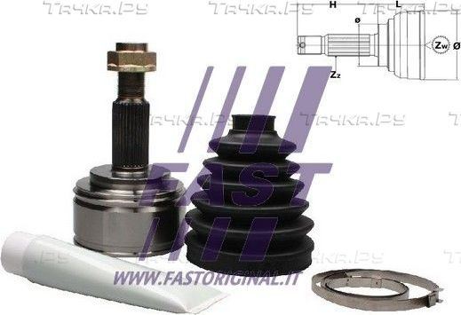 Шрус наружный (граната) Fast. Артикул FT25093K