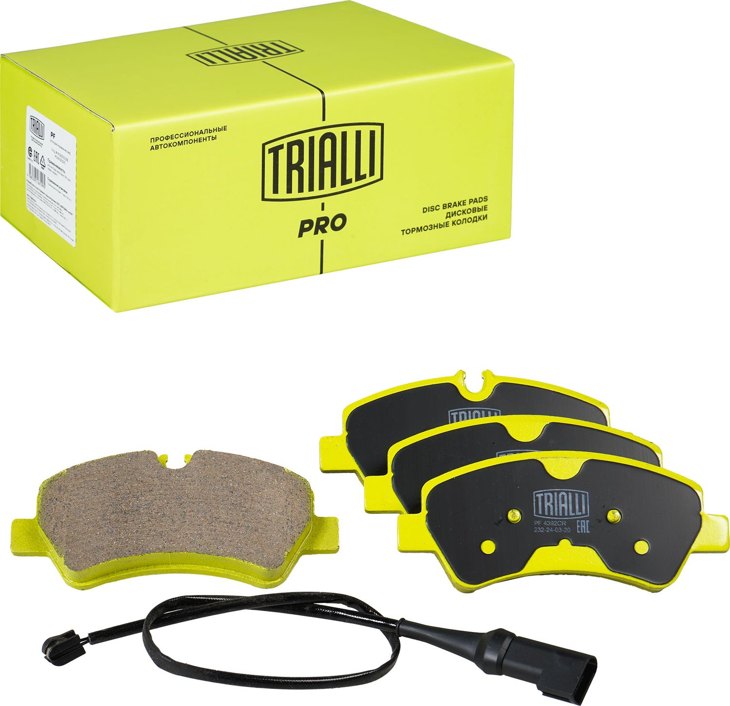 Тормозные колодки Trialli (Керамика). Артикул PF 4392CR