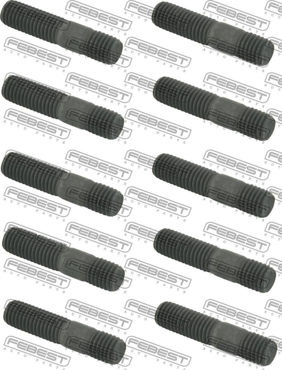 Шпилька выпускного коллектора pcs10 Febest. Артикул 0598-CX7-PCS10