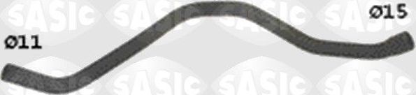 Патрубок радиатора (системы охлаждения) Sasic для Peugeot 309 I 1986-1993. Артикул SWH0458