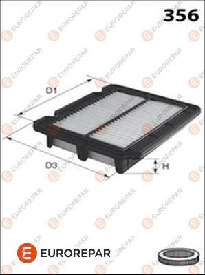 Воздушный фильтр Eurorepar для Daewoo Kalos 2002-2004. Артикул E147222