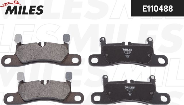 Тормозные колодки Miles (Semi-Metallic). Артикул E110488
