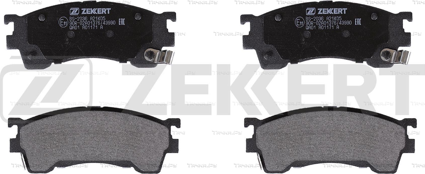 Тормозные колодки Zekkert передние для Mazda Xedos 6 1992-1999. Артикул BS-2036