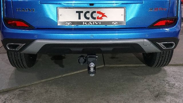 Фаркоп ТСС оцинкованный под американский квадрат для Kaiyi X3 Pro 2023-2026. Артикул TCU00393