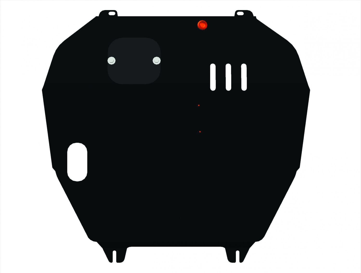 Защита Alfeco для картера и КПП Peugeot 4007 2007-2012. Артикул ALF.04.04