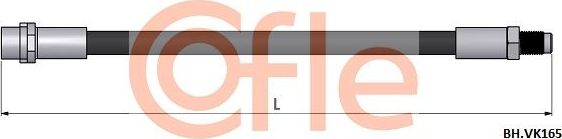 Тормозной шланг Cofle. Артикул 92.BH.VK165