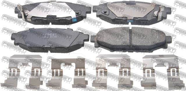 Тормозные колодки Febest. Артикул 0801-B13R