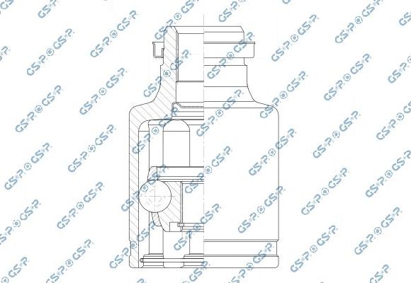 Шрус внутренний (граната) GSP для Mazda 3 I (BK) 2003-2009. Артикул 603651