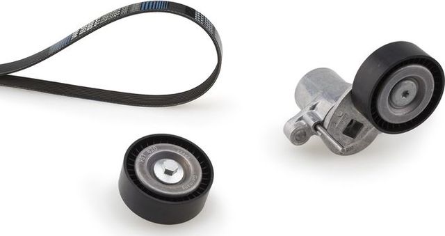 Приводной ремень поликлиновой с роликами (комплект) Gates Micro-V® для Ford B-MAX 2012-2018. Артикул K016PK1503
