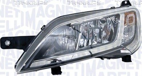 Фара передняя основная Magneti Marelli левая для Citroen Jumper II 2006-2026. Артикул 712501101129
