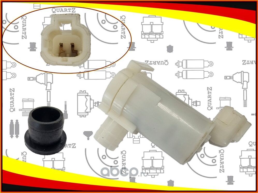 QZ289200W000 NISSAN X-Trail (T30) 2001.07> Насос стеклоомывателя (Quartz). Артикул QZ289200W000