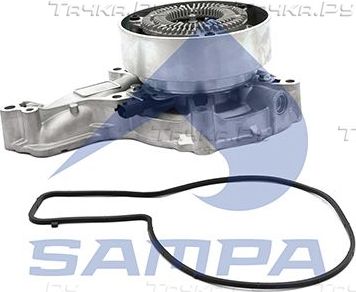 Помпа (водяной насос) Sampa для Volvo  FH16 2005-2002. Артикул 034.172