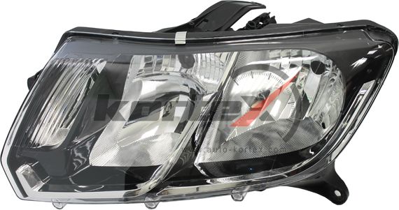 Фара RENAULT LOGAN II 14- лев. с корректором (Kortex). Артикул KHL8007STD