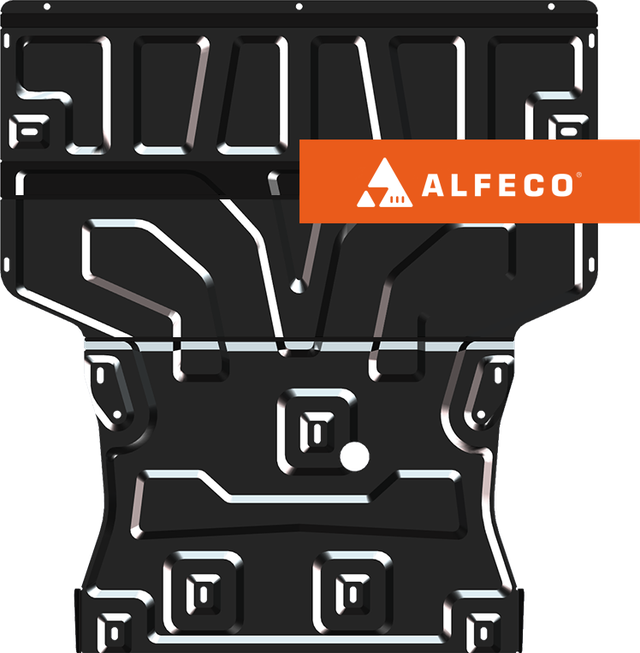 Защита Alfeco для картера и КПП (большая) Audi Q3 2011-2018. Артикул ALF.30.35