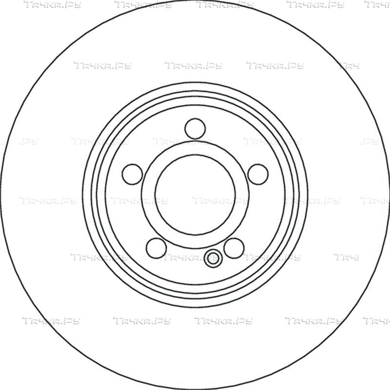 Тормозной диск TRW TRW SINGLE передний для Mercedes-Benz B-Класс III (W247) 2019-2026. Артикул DF6896S
